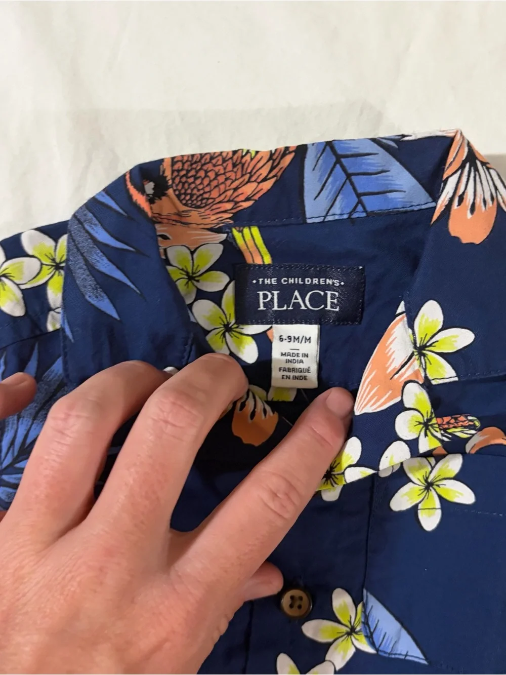 4/ $20 The Children's Place Hawaiian shirt 6-9 month
